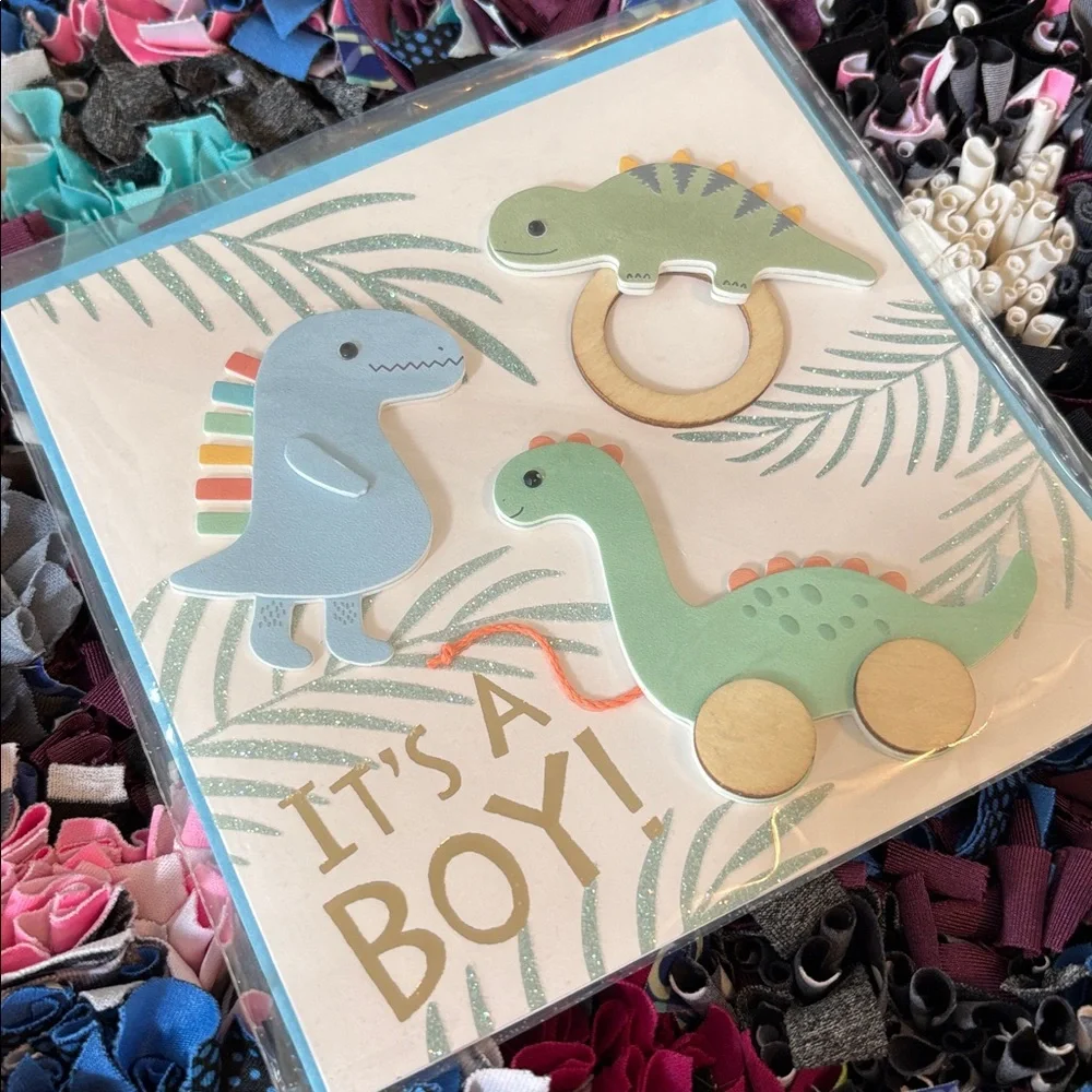 🆕Papyrus 3D “It’s A Boy” New Baby Greeting Card
